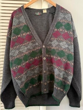 Vintage 90’s The Italian Sweater Company Made In Italy Cardigan Sweater